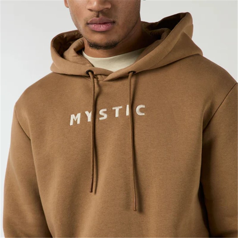 Mystic Brand Hood Sweat slate brown
