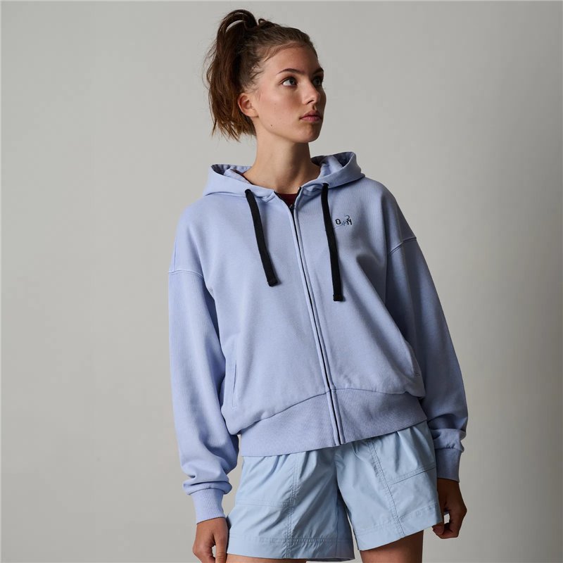 ION Hoody No bad days Zip women misty-blue