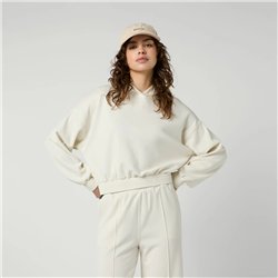 Mystic Breezy Hood Sweat Women dirty white