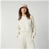 Mystic Breezy Hood Sweat Women dirty white