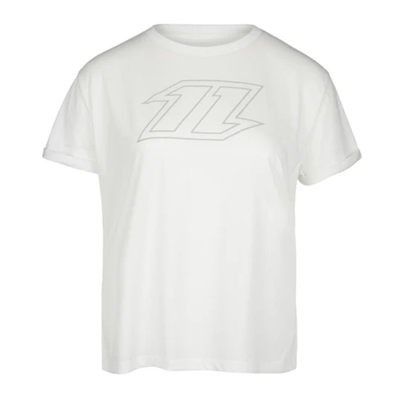 North Wms Logo Tee white