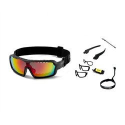 Ocean CHAMELEON - shiny black revo red - recycled PET