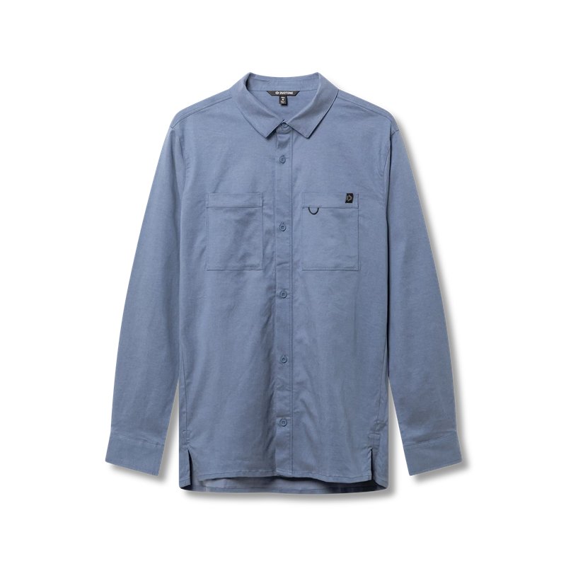 Duotone Shirt LS True unisex blue-horizon