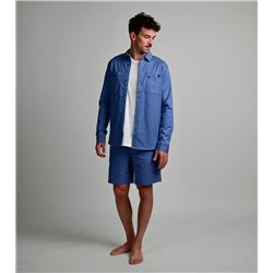 Duotone Shirt LS True unisex blue-horizon