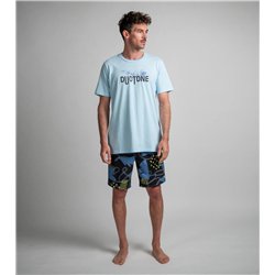 Duotone Tee SS True Team men sky-blue