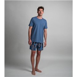Duotone Tee SS True Beach men blue-horizon