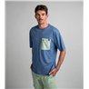 Duotone Tee SS True men blue-horizon