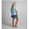 Duotone Tee SS True Beach women sky-blue