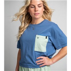 Duotone Tee SS True Beach women blue-horizon