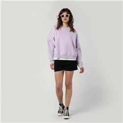 Mystic Dropped Shoulder Crew Sweat lilac