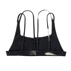 Mystic Bodil Strappy Bikini Top black allover