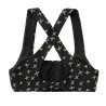 Mystic Lana Cross Bikini Top black