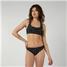 Mystic Lana Cross Bikini Bottom black