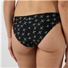 Mystic Lana Cross Bikini Bottom black