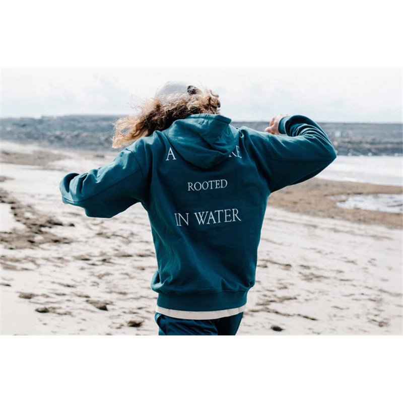 Mystic Rooted Hood Sweat teal