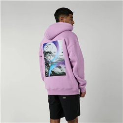 Mystic Whirl Hood Sweat pink / purple