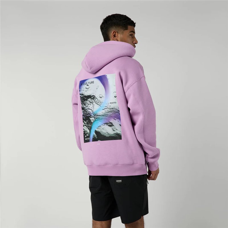 Mystic Whirl Hood Sweat pink / purple