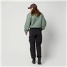 Mystic Teddy Zip Up Sweat Women frozen green