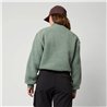 Mystic Teddy Zip Up Sweat Women frozen green