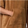 Mystic Poncho Teddy slate brown
