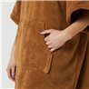 Mystic Poncho Teddy slate brown