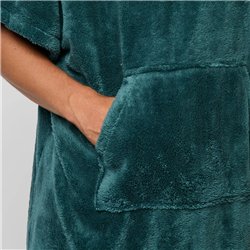Mystic Poncho Teddy teal