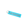 Duotone Logo Keyring - petrol