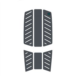 Duotone  Board Acc Traction Pad Front - 5mm - grey