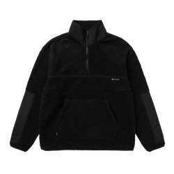 Mystic DTS Fleece Half Zip Sweat black