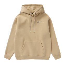 Mystic Heartsease Hood Sweat pale khaki