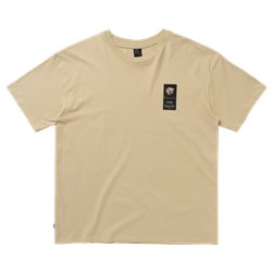 Mystic Pansy Tee pale khaki
