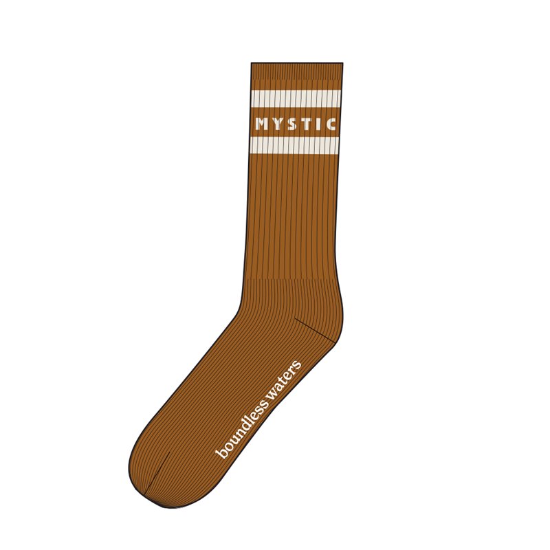 Mystic Brand Seasonal Socks golden brown