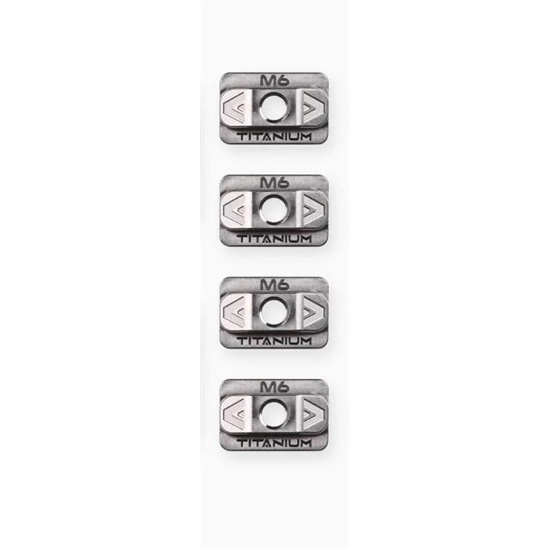 Armstrong M6 Titanium Nut - 4 pcs