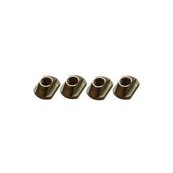 Duotone Foil Spare TrackNut Brass QM (4pcs) - M8