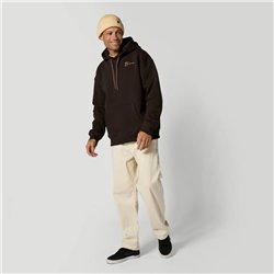 Mystic Heartsease Hood Sweat dark brown