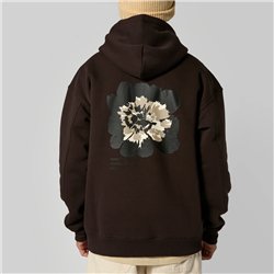 Mystic Heartsease Hood Sweat dark brown