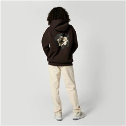 Mystic Heartsease Hood Sweat dark brown