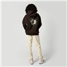 Mystic Heartsease Hood Sweat dark brown