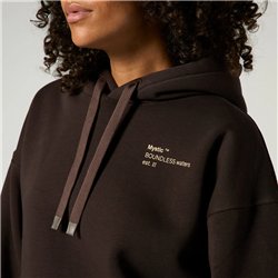 Mystic Heartsease Hood Sweat dark brown