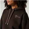 Mystic Heartsease Hood Sweat dark brown
