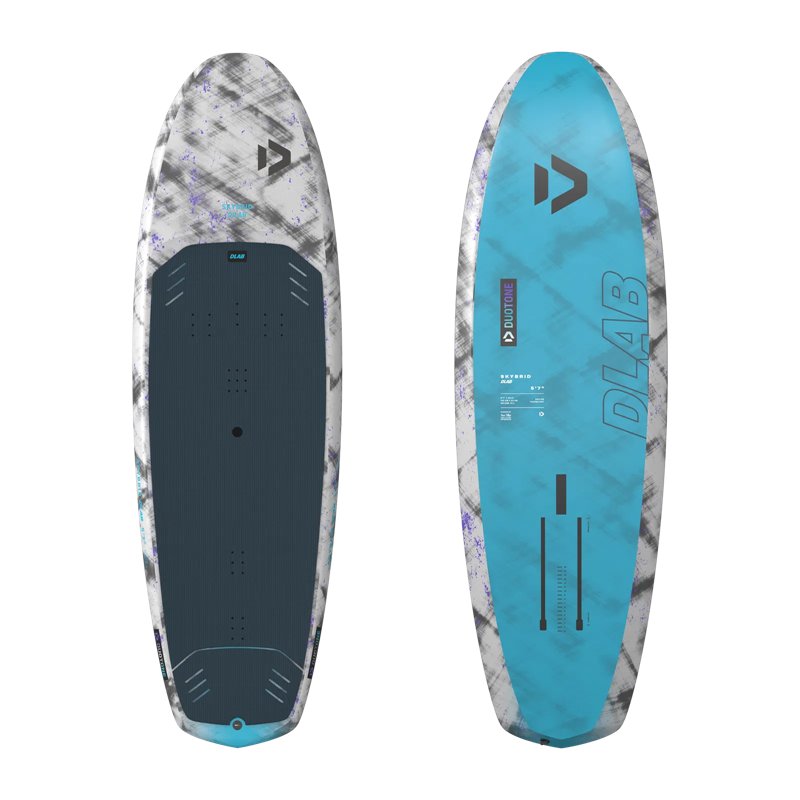 Duotone Foilboard Skybrid D/LAB - 5'7" (70L) - light-grey/turquoise 