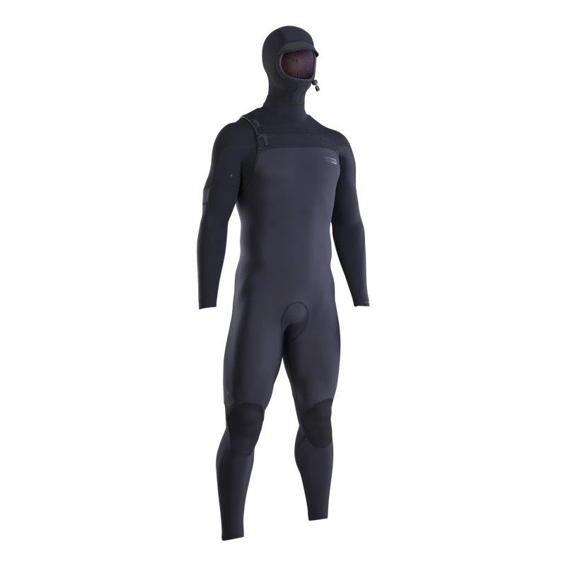 ION Wetsuit Seek Amp 6/5 Hood Front Zip men black