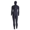 ION Wetsuit Amaze Amp 6/5 Hood Front Zip women black