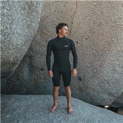 ION Wetsuit Element 2/2 Shorty LS Back Zip men black