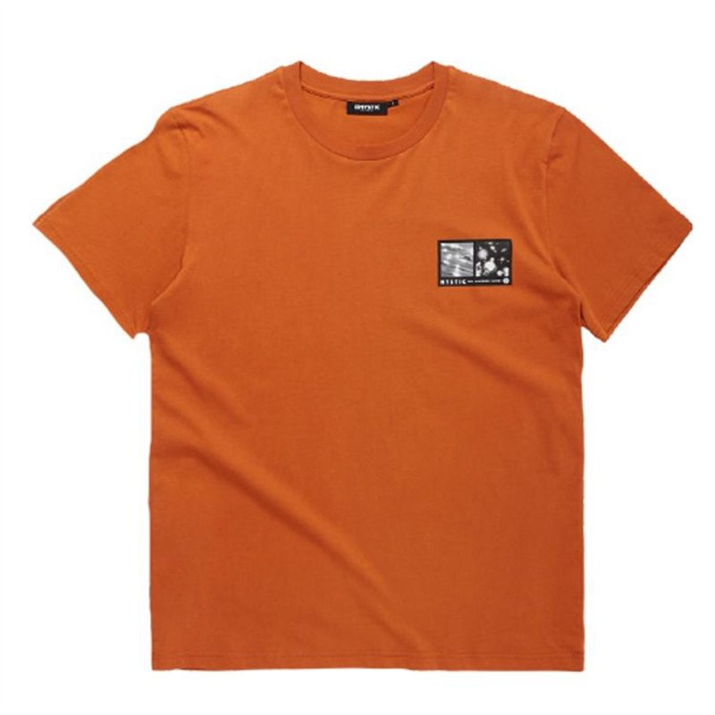 Mystic Blocks Tee burned orange
