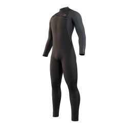 Mystic Marshall Fullsuit 4/3mm Fzip black/grey