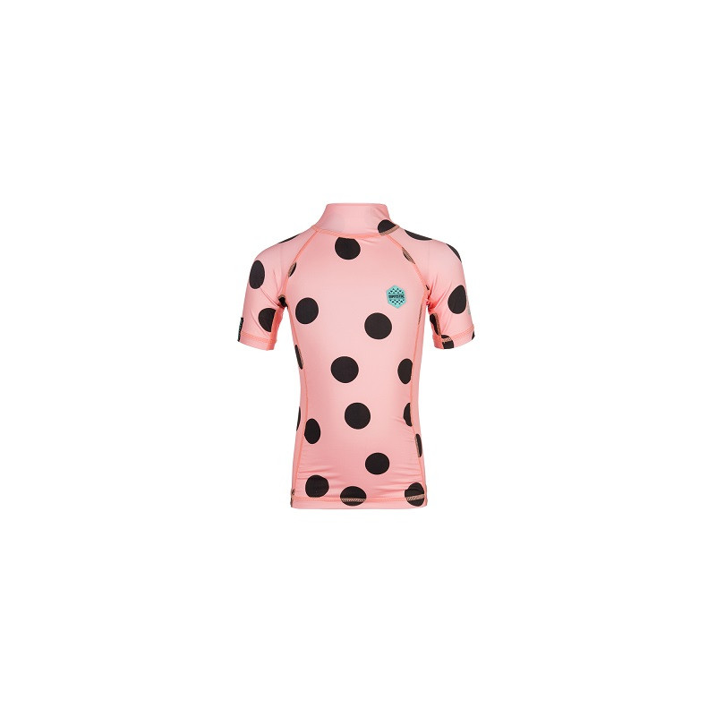Mystic Star Rash Vest S/S Kids pink