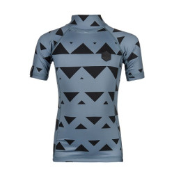 Mystic Star Rash Vest S/S Kids pewter