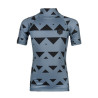 Mystic Star Rash Vest S/S Kids pewter