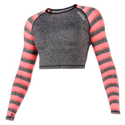 Mystic Dazzled L/S Rashvest Croptop mint